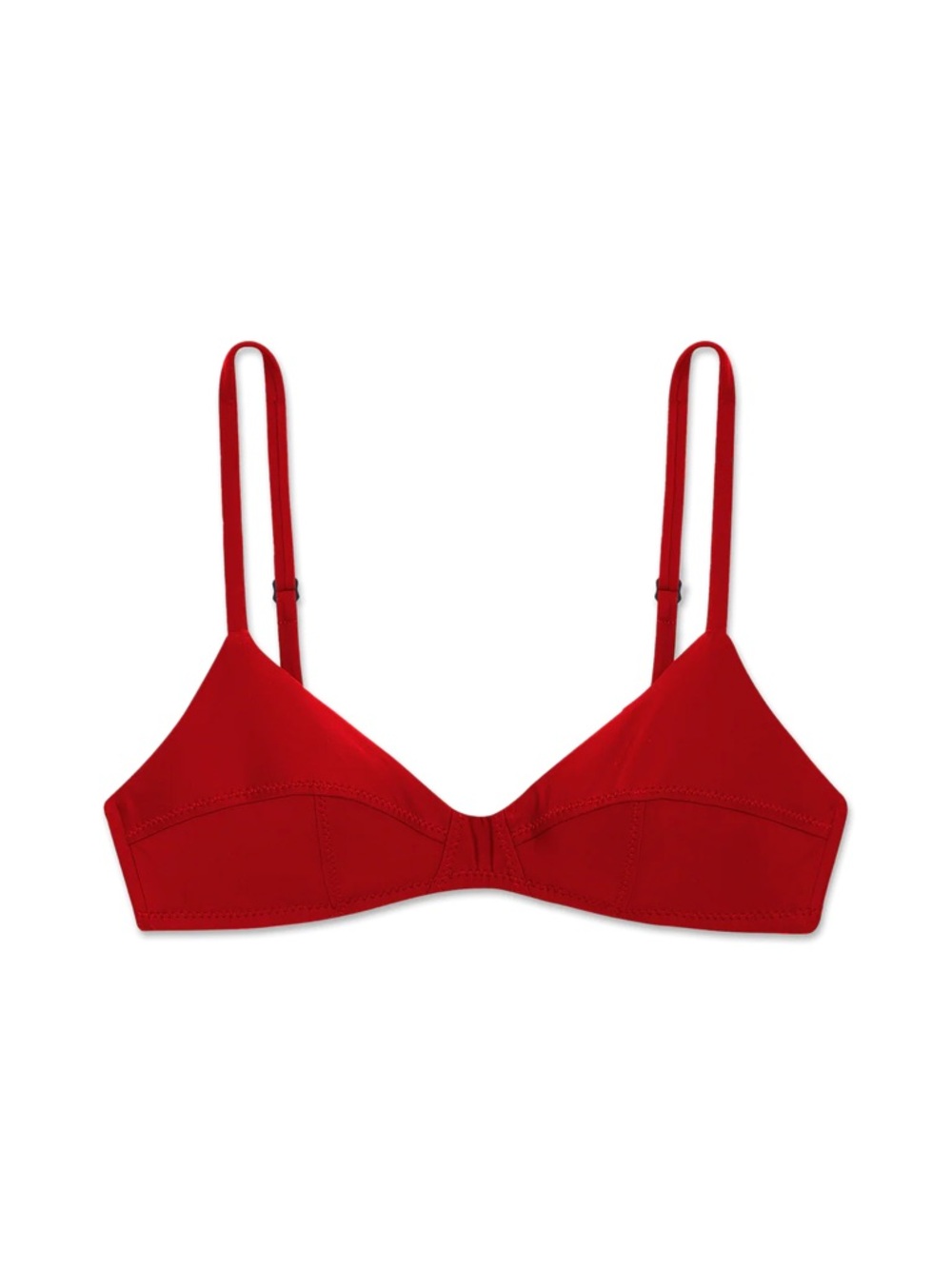Galamaar Red Triangle Bikini Top XL Retro Minimal Structured